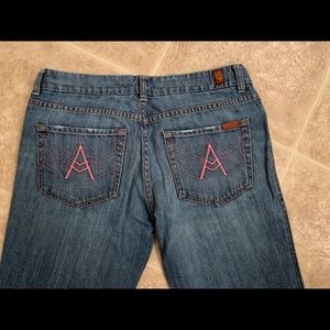 7 for All Mankind Pink A Pocket